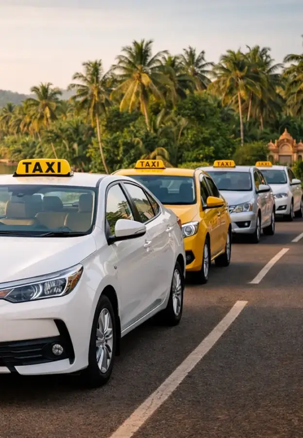 Novaa Cabs professional driver with clean vehicle